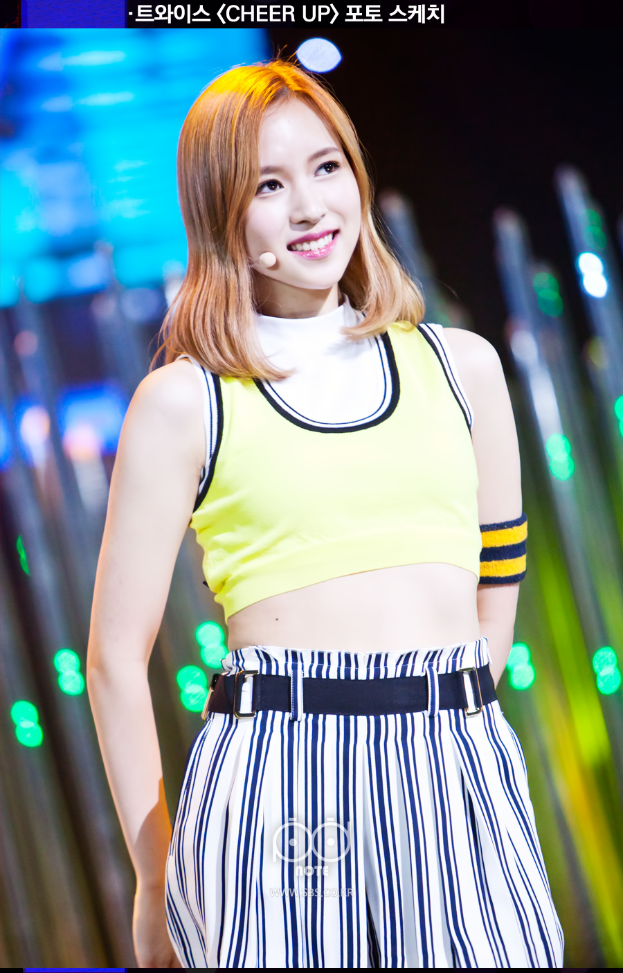 트와이스 cheer up 포토스케치 미소짓는 미나 개인 사진