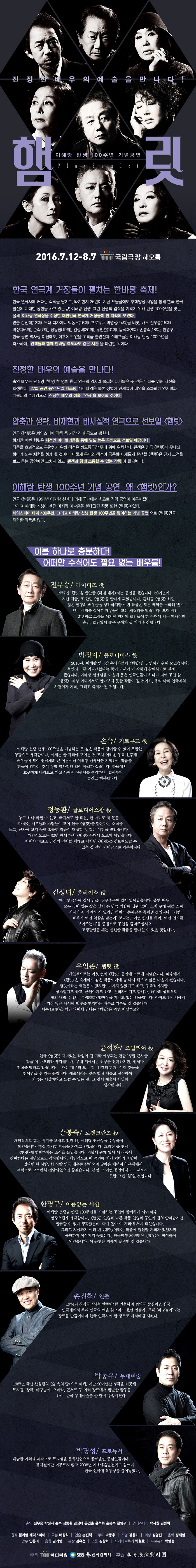 연극 <햄릿> 상세