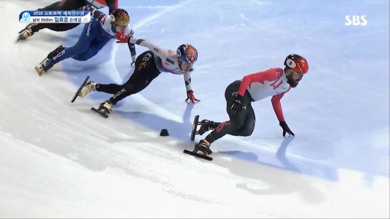 [쇼트트랙 세계선수권] 남자 1500m - 임효준 은메달 획득! 금메달 가져가는 해믈린 썸네일