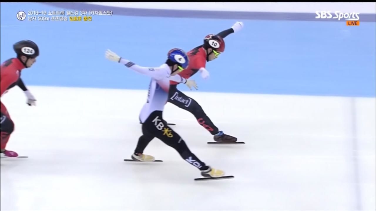 [월드컵 3차] 남자 500m - 돋보이는 활약 펼친 임효준 썸네일