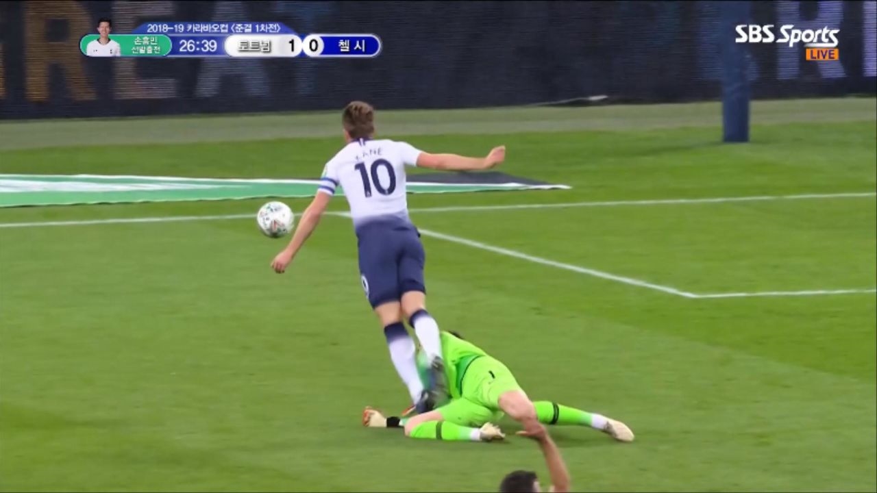 [토트넘 vs 첼시] VAR 판독 끝에 PK 얻어내는 해리 케인 썸네일