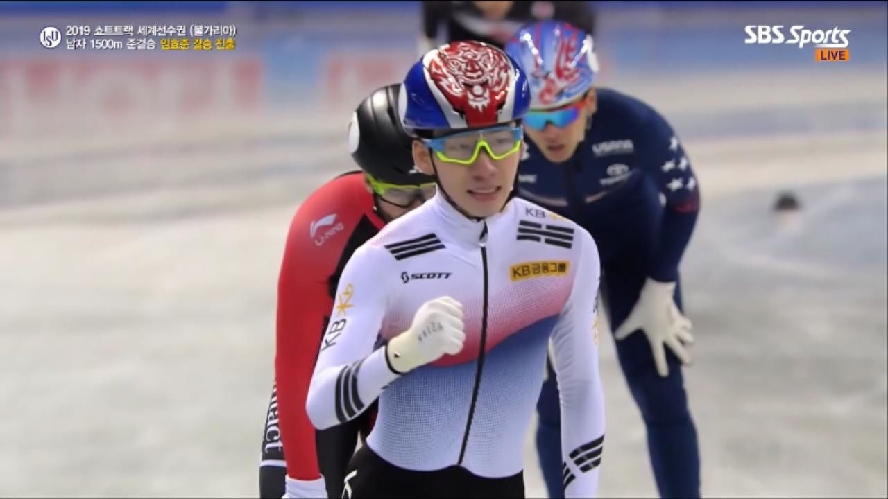 [세계선수권] 남자 1500m - 선두로 결승 진출하는 임효준 썸네일