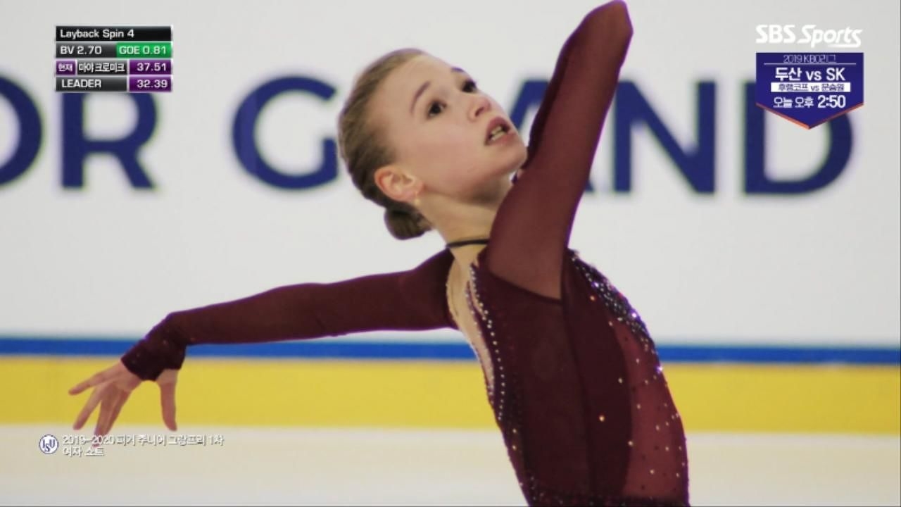 [주니어 그랑프리] 1차 여자 쇼트 - 큰 무리없이 마친 마야 크로미크 썸네일