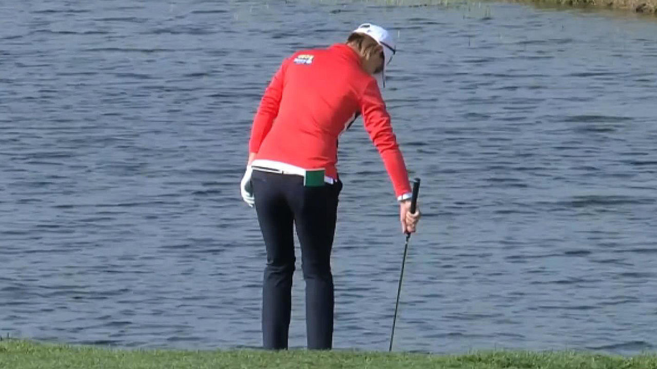 들어갈 뻔한 최나연의 감각적인 샷 [하나금융그룹 3R] 썸네일