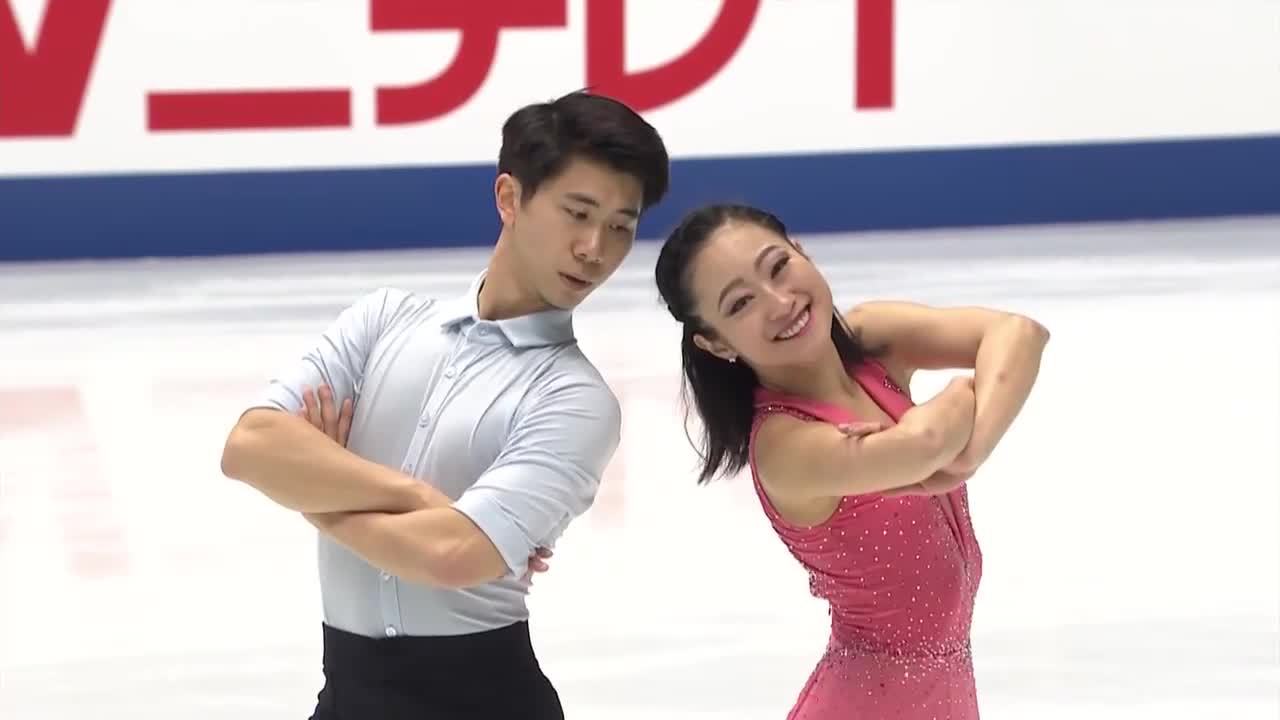 라라랜드 OST에 맞춰 연기한 리카코 후카시와 초 [그랑프리 6차 아이스댄스] 썸네일