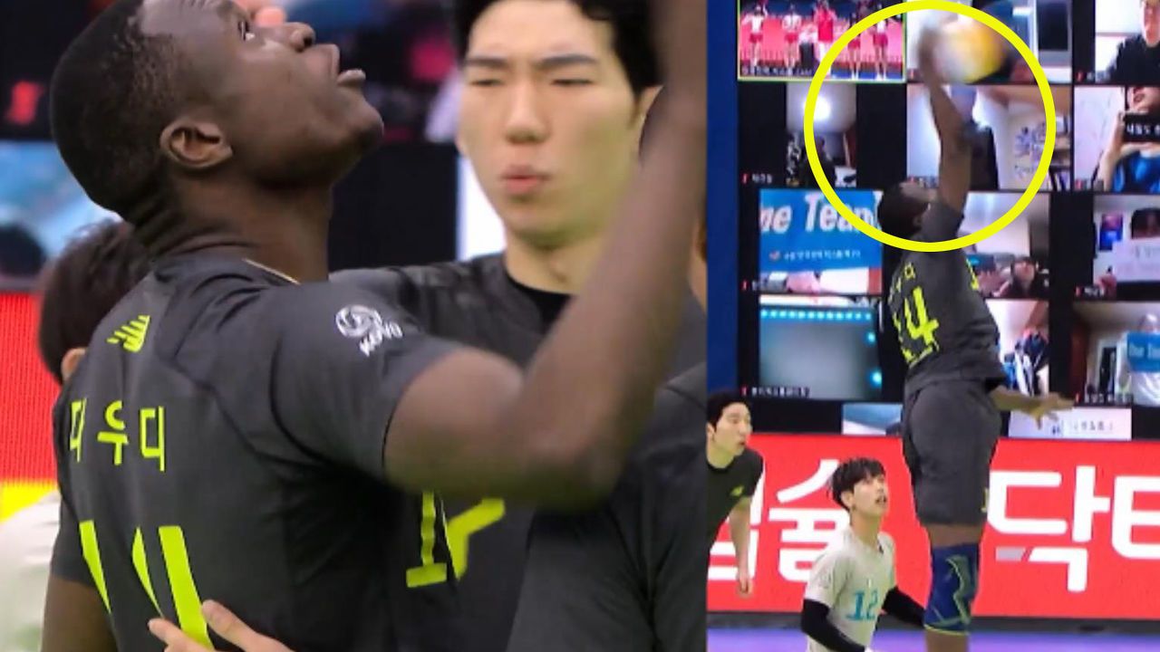 홈런이 나왔어요! 하늘로 향한 다우디의 스파이크 [한국전력 vs 현대캐피탈] 썸네일