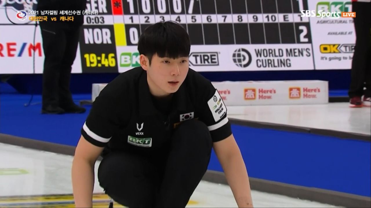 2점 스틸을 만들어낸 정영석 스킵의 정교한 샷 [대한민국 vs 캐나다] 썸네일
