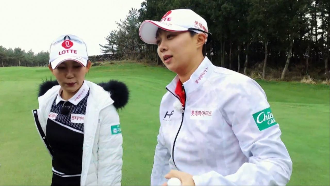 랜덤 벙커 미션, 최고의 벙커샷을 보여주는 김현수-김효주 썸네일