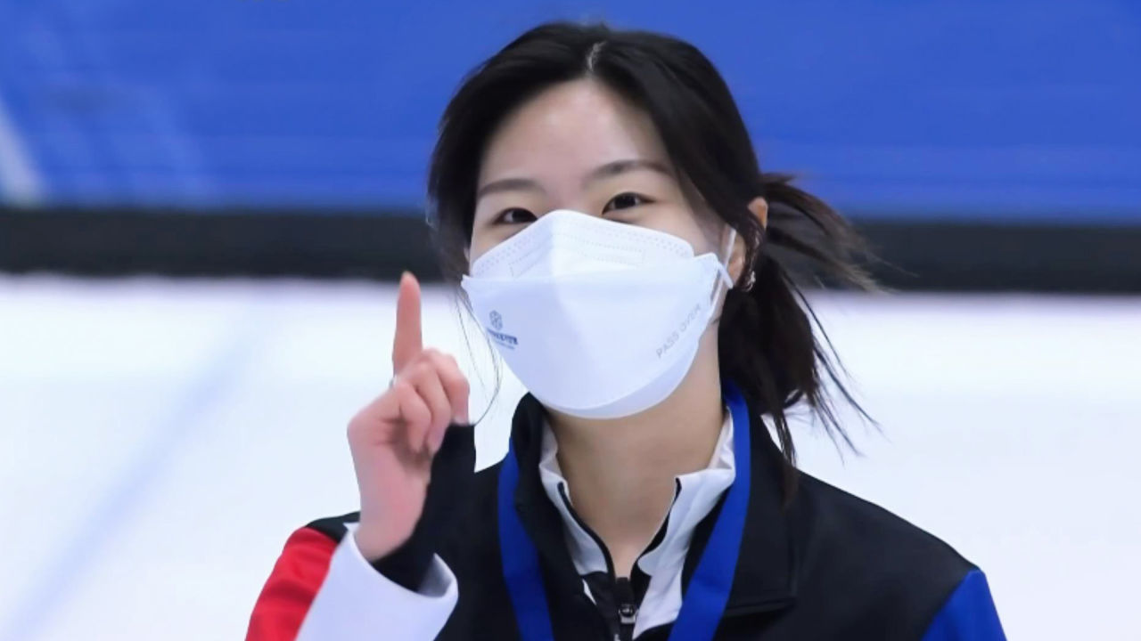 이유빈 금메달 시상식 [4차 여자 1500m] 썸네일