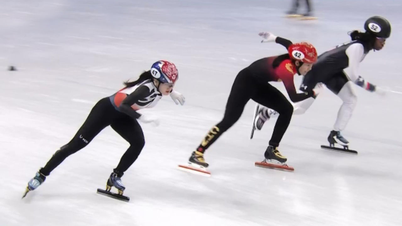 '예측불허' 숨막히는 승부 끝 준준결승 진출하는 이유빈 [쇼트트랙 여자 1000m] 썸네일
