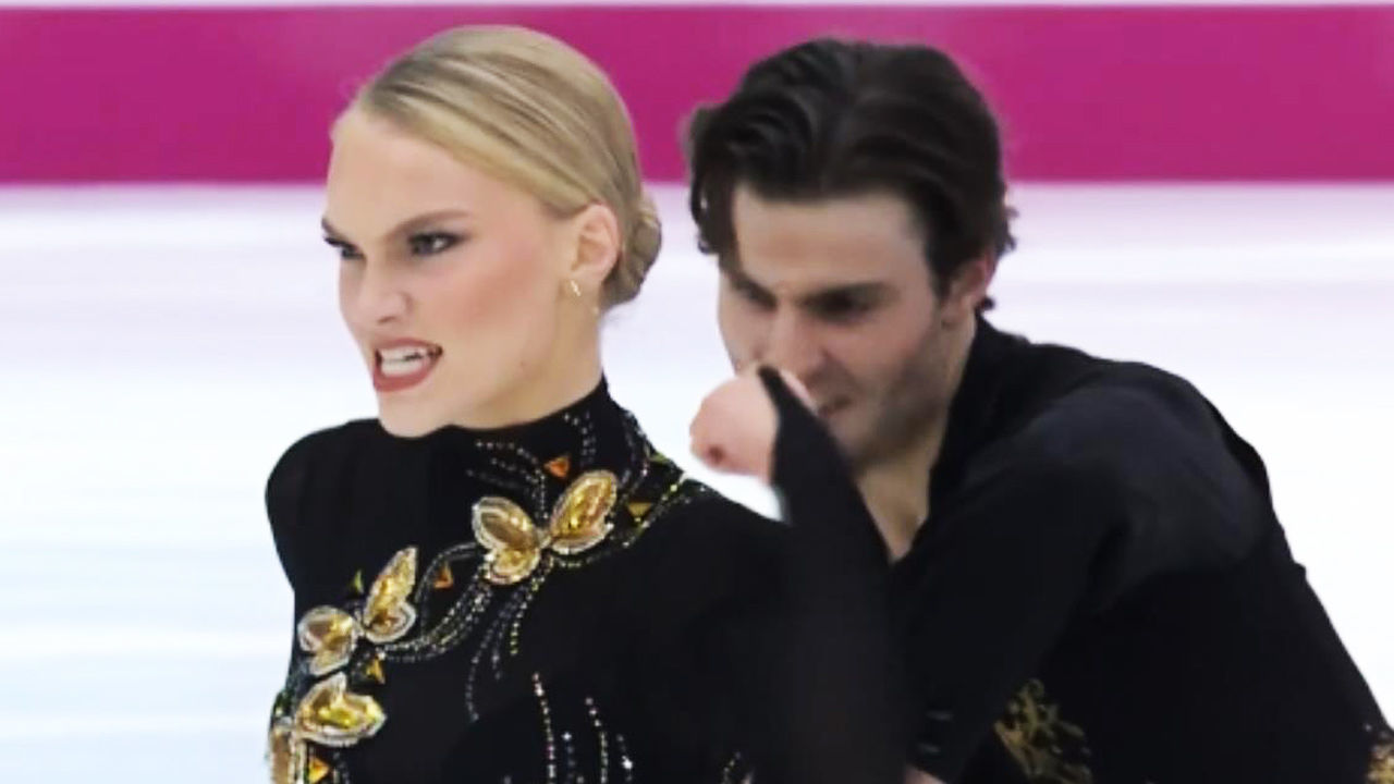 표정이 다한 연기, 피비 베커와 제임스 허낸데즈 [주니어 그랑프리 파이널 아이스댄스 리듬댄스] 썸네일