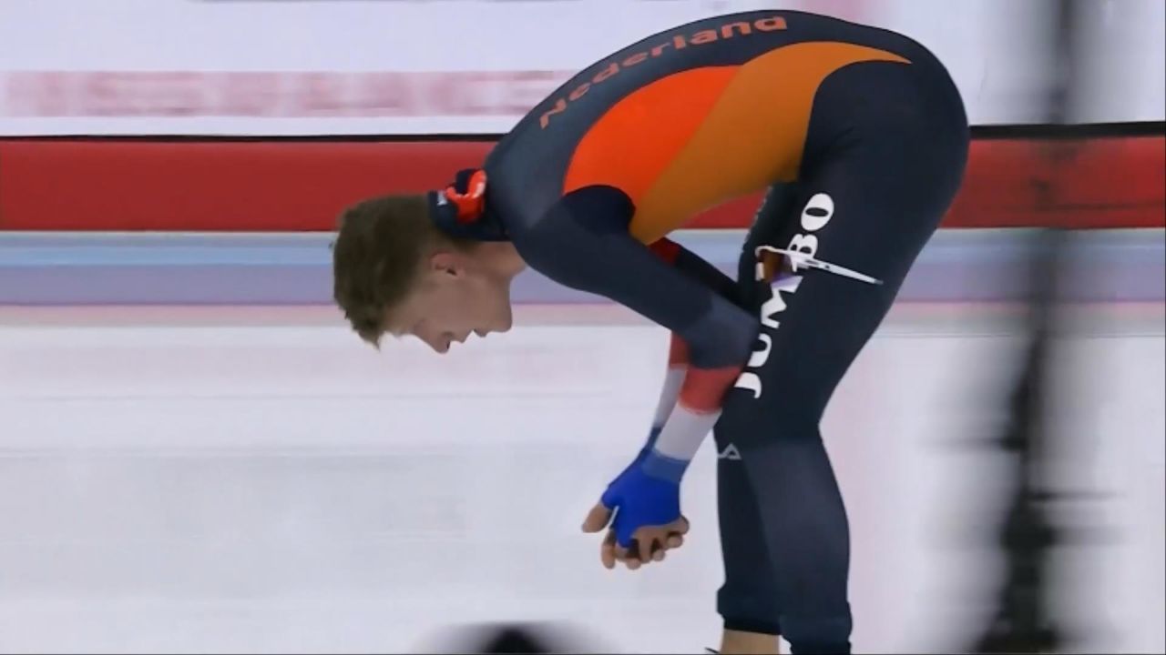 '기진맥진' 동메달을 목에 거는 보 스넬링크 [4차 남자 10000m] 썸네일