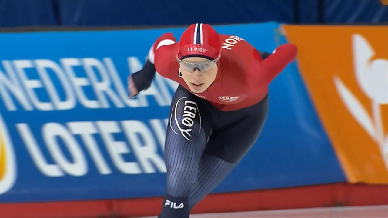막판 스퍼트로 최종 6위 기록하는 랑네 비클룬트 [4차 여자 1500m] 썸네일