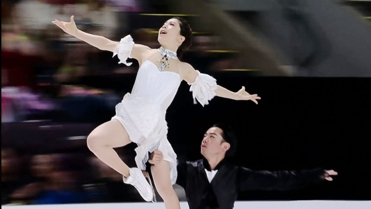 마지막 순간에 힘이 빠진 카나 무라모토-다카하시 다이스케 [4대륙 아이스댄스 프리댄스] 썸네일