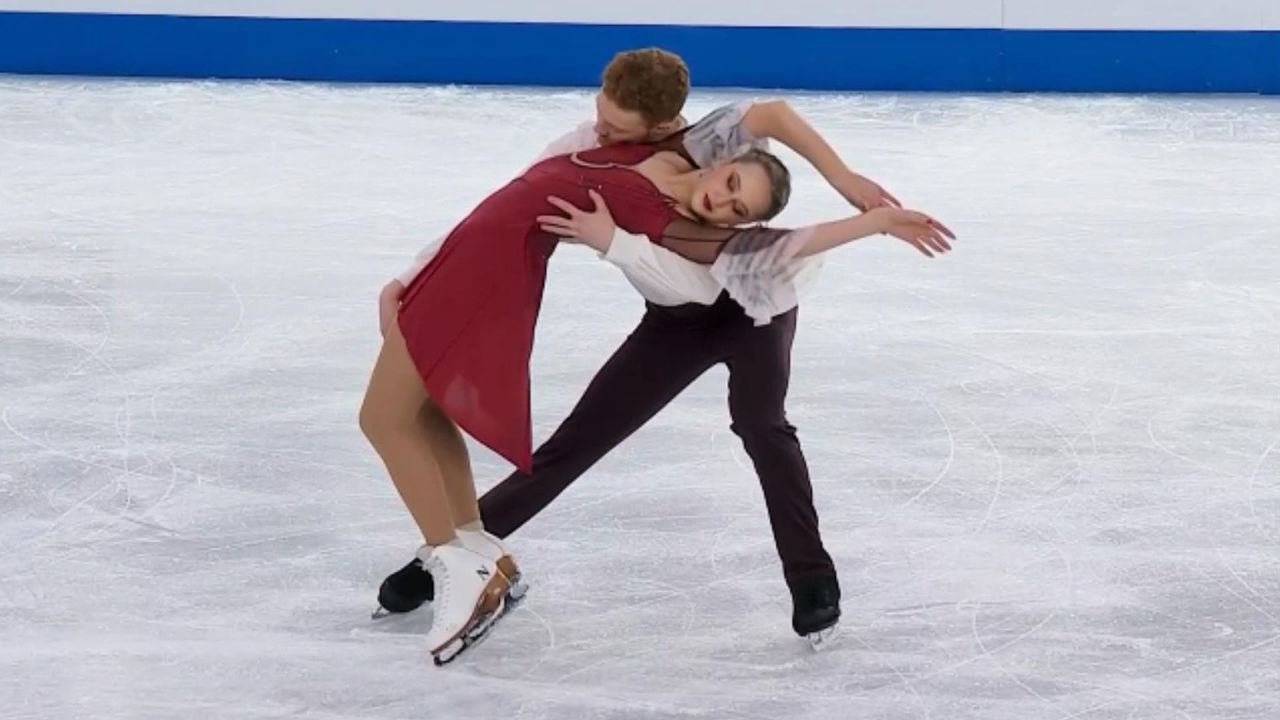 감각적인 연기 편하게 보여준 나디아 바신스카- 피터 보몬 [주니어 세계선수권 프리댄스] 썸네일