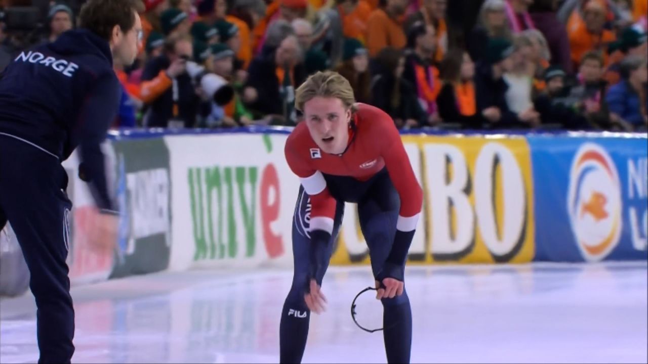 빨개진 얼굴, 모든 것을 쏟아부은 시구르드 헨릭센 [세계선수권 남자 10000m] 썸네일