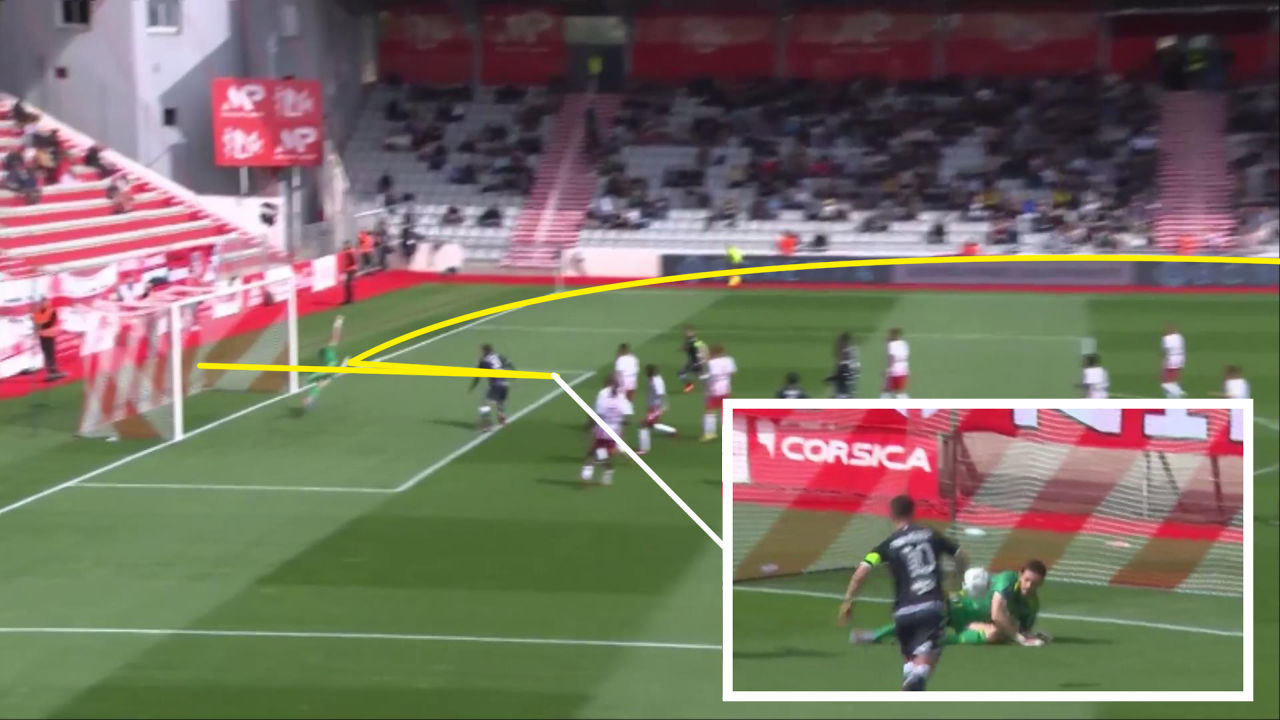 '빛바랜 선방' 세컨볼 기다린 벤 예데르의 선제골 [아작시오 vs 모나코] 썸네일