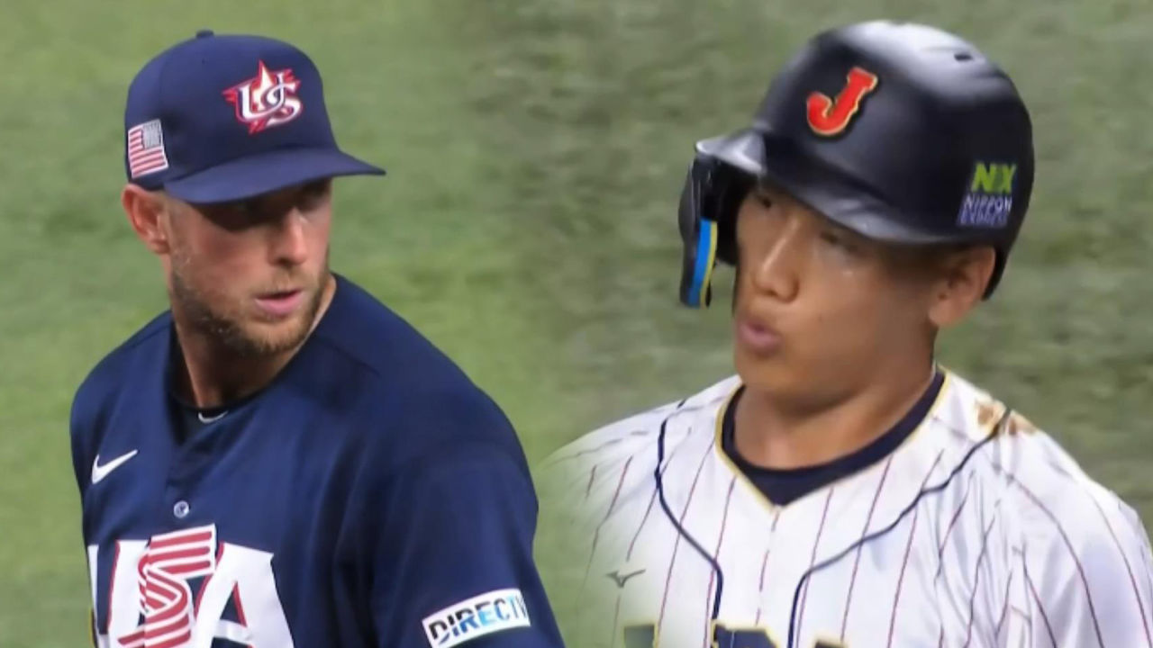 컨택 정확한 요시다에게 루킹 삼진 선물하는 메릴 켈리 [미국 vs 일본] 썸네일