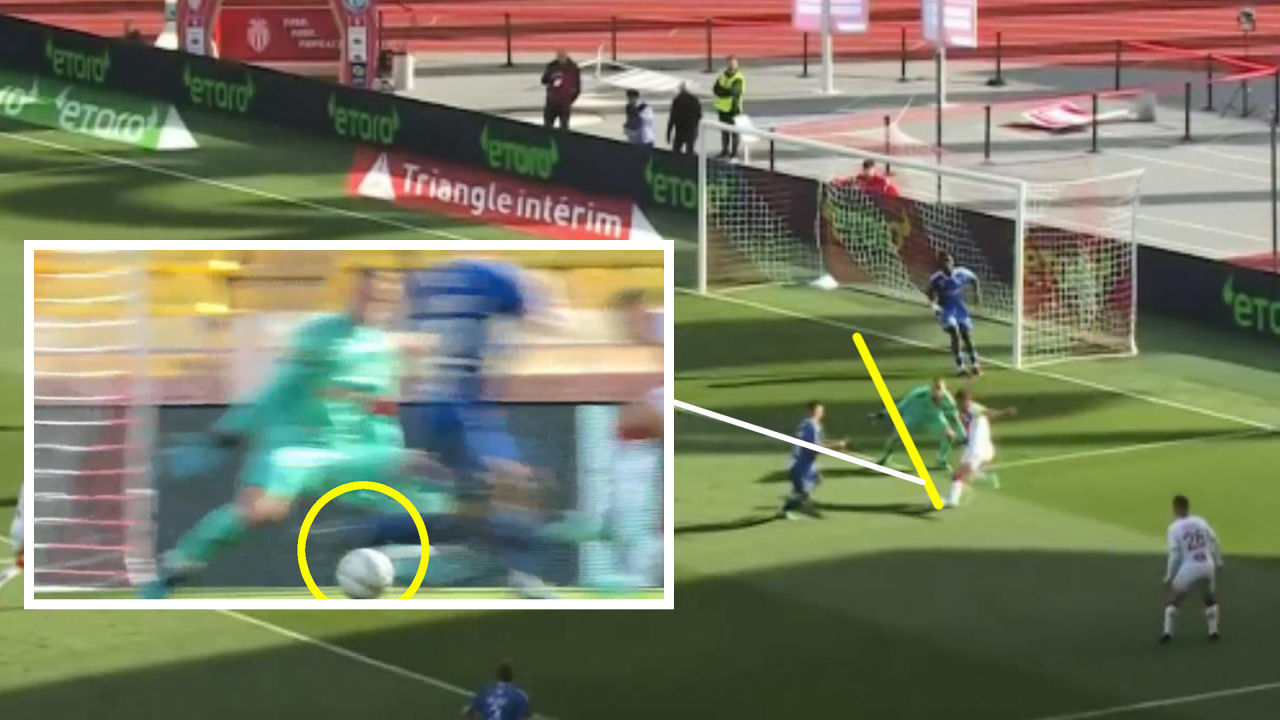 득점 위한 본능, 골키퍼 다리 사이 노린 벤 예데르 [모나코 vs 스트라스부르] 썸네일