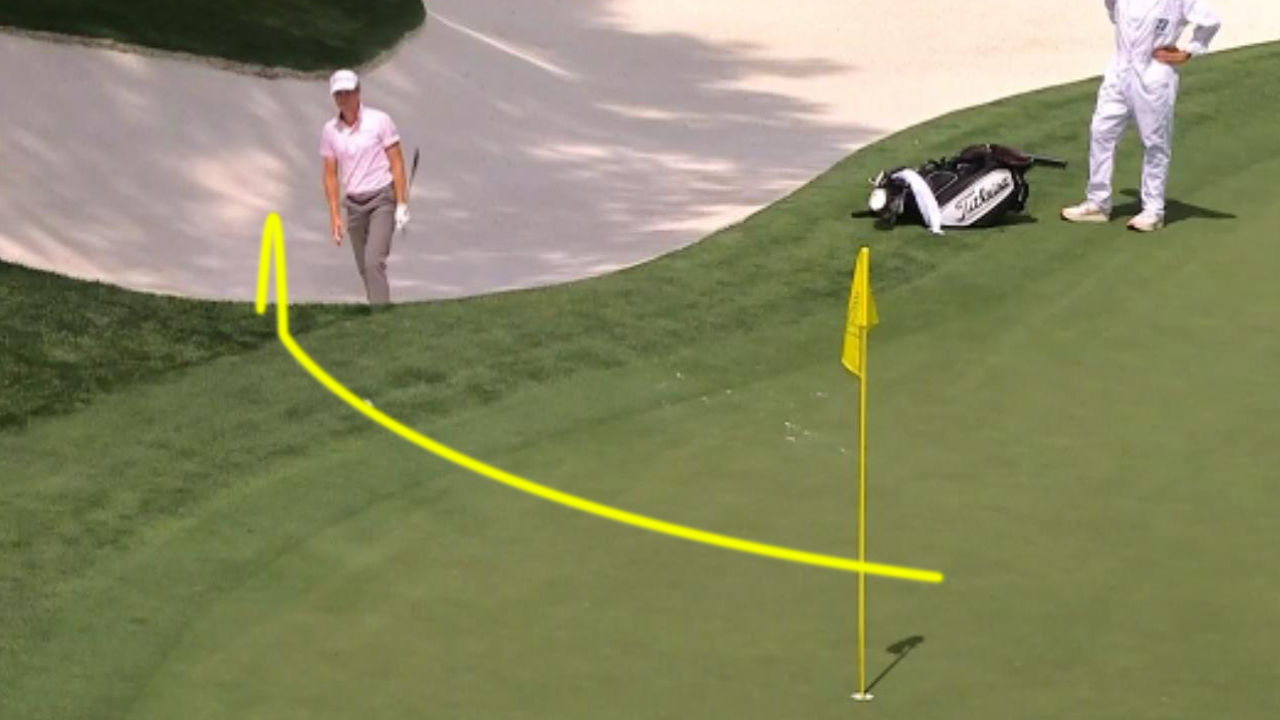 과감한 샷으로 벙커 깔끔하게 빠져나오는 저스틴 토마스 [마스터스 1R] 썸네일