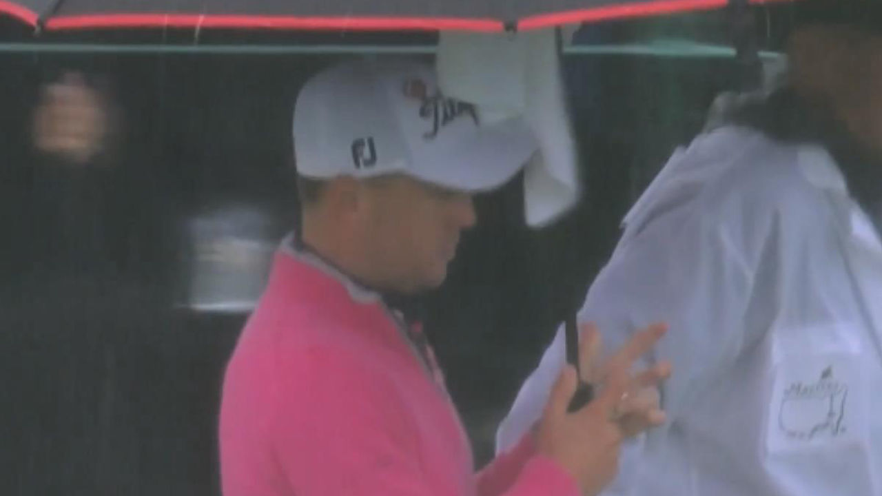 아쉬운 보기, 타이거 우즈를 본선으로 불러들이는 토마스 [마스터스 2R] 썸네일