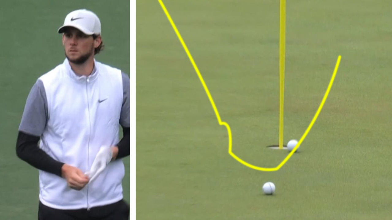 샷 이글 될뻔! 홀컵을 위협하는 토마스 피터스의 써드샷 [마스터스 2R] 썸네일