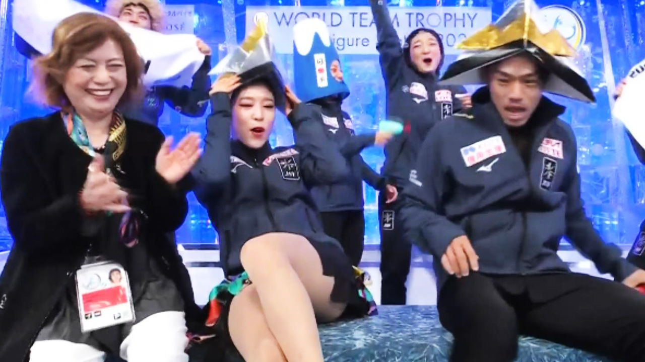 난리난 일본 대표팀, 높은 점수를 받은 무라모토 가나, 다카하시 다이스케 [월드 팀 트로피 아이스댄스 리듬댄스] 썸네일