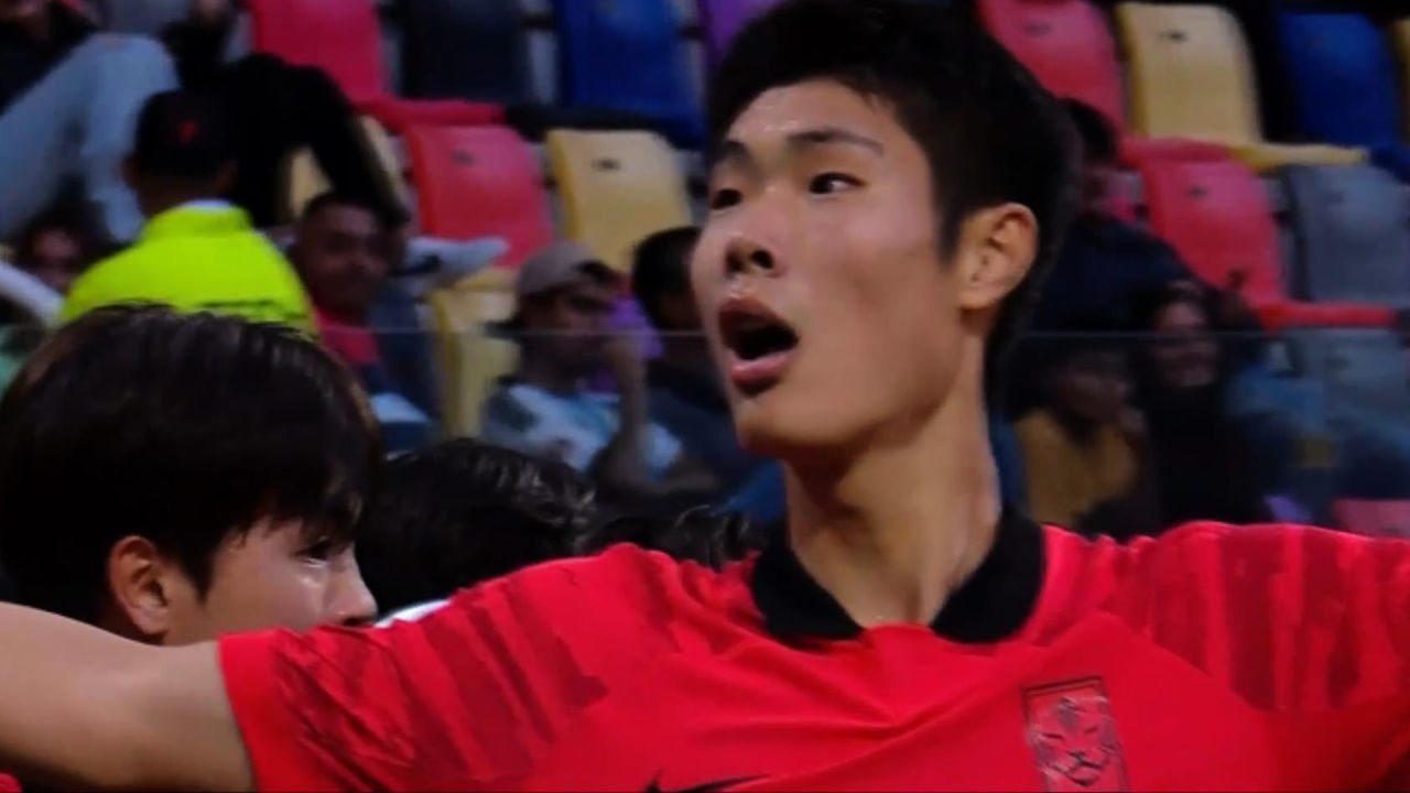 선제골 폭발! 2002년 박지성 떠오르는 이영준의 원더골 [대한민국 vs 에콰도르] 썸네일