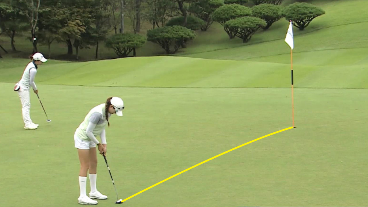 정확한 힘조절을 보여주는 김가현D의 퍼트 [점프투어 14차전] 썸네일