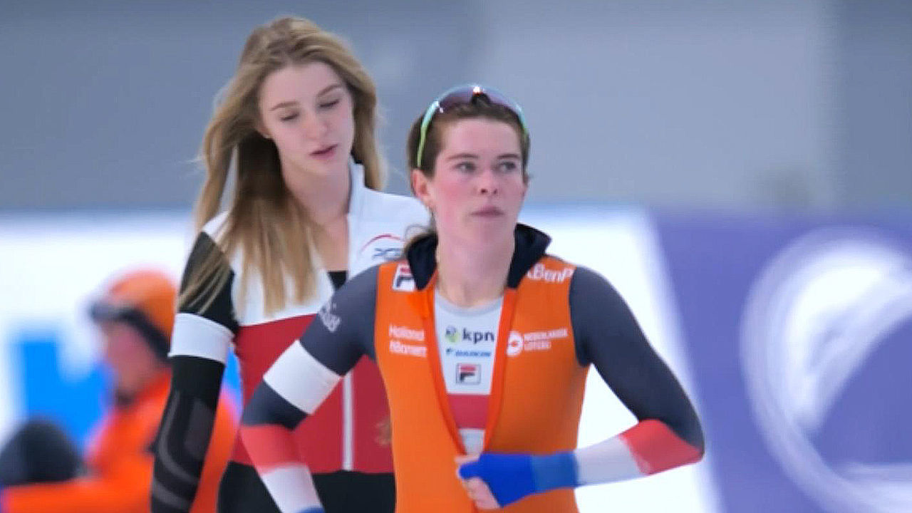 끝까지 속도 줄이지 않은 디오네 보스캄프의 스프린트 [2차 월드컵 여자 500m]