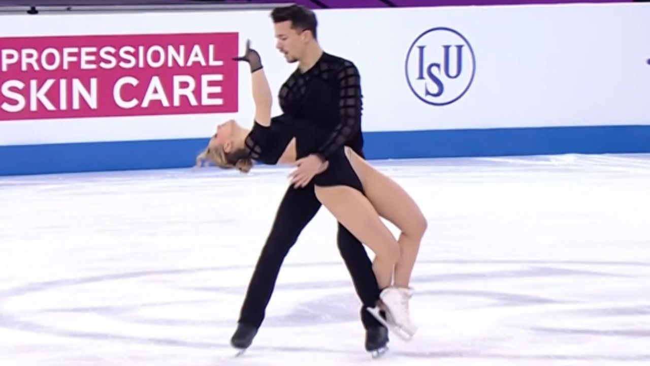 탄탄한 연기 점수로 보답받는 마리 두파야그-토마스 나베 [유럽선수권 아이스댄스 프리댄스] 썸네일