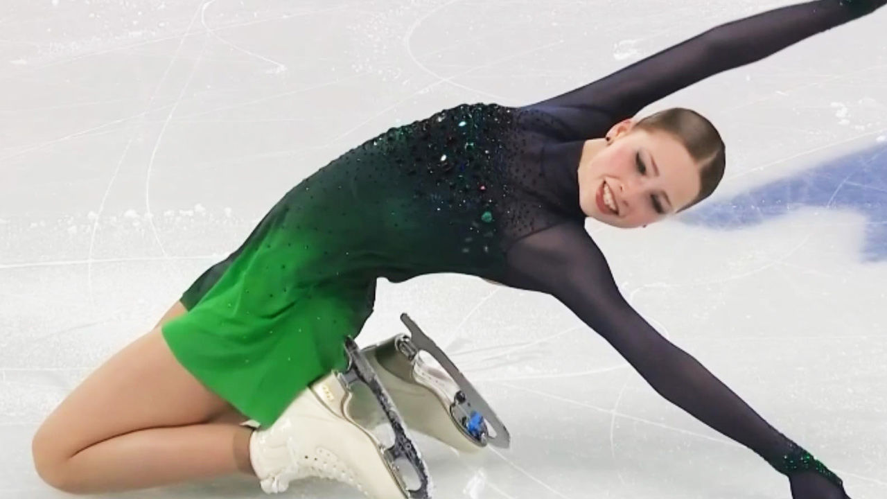 첫 점프 실수 이후 집중하며 마무리하는 니나 핀자로네 [세계선수권 여자 쇼트] 썸네일