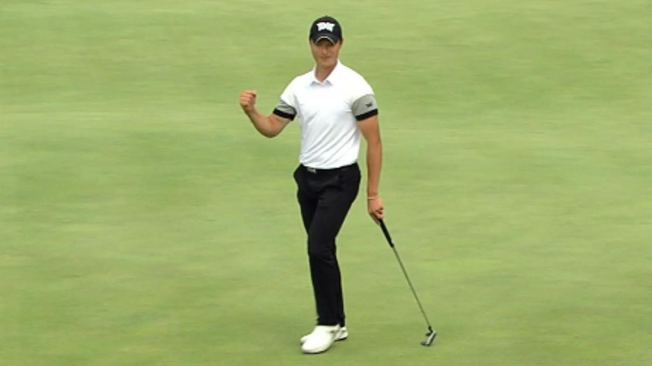 주먹 불끈! 후반 기분 좋은 버디로 시작하는 김용태 [KB금융 3R] 썸네일