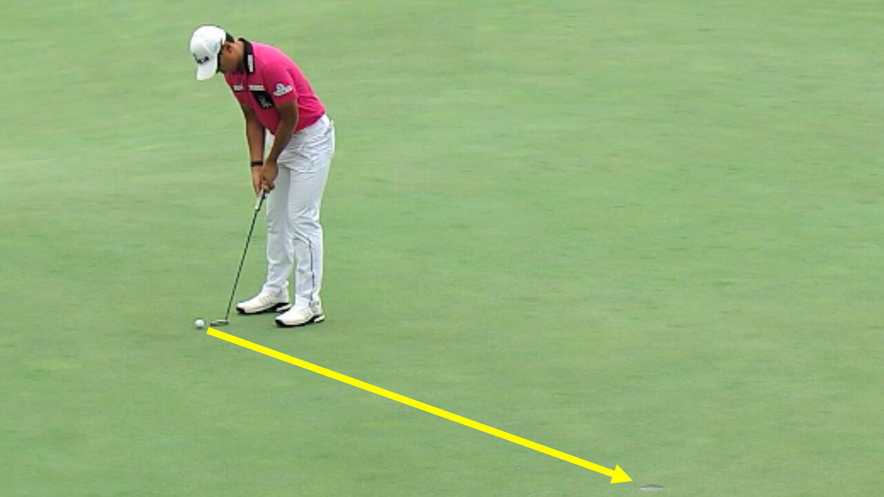 '안정적인 퍼트감' 파 세이브 기록하며 한 타차 유지하는 정우영 [데상트코리아 결승전] 썸네일