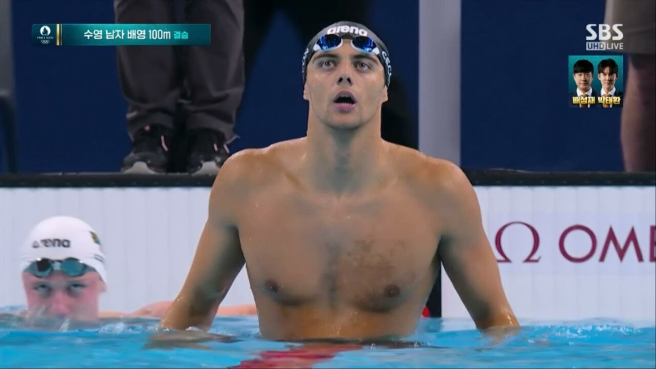 놀라운 막판 스퍼트로 금메달 차지하는 토마스 체콘 [남자 배영 100m 결승] 썸네일