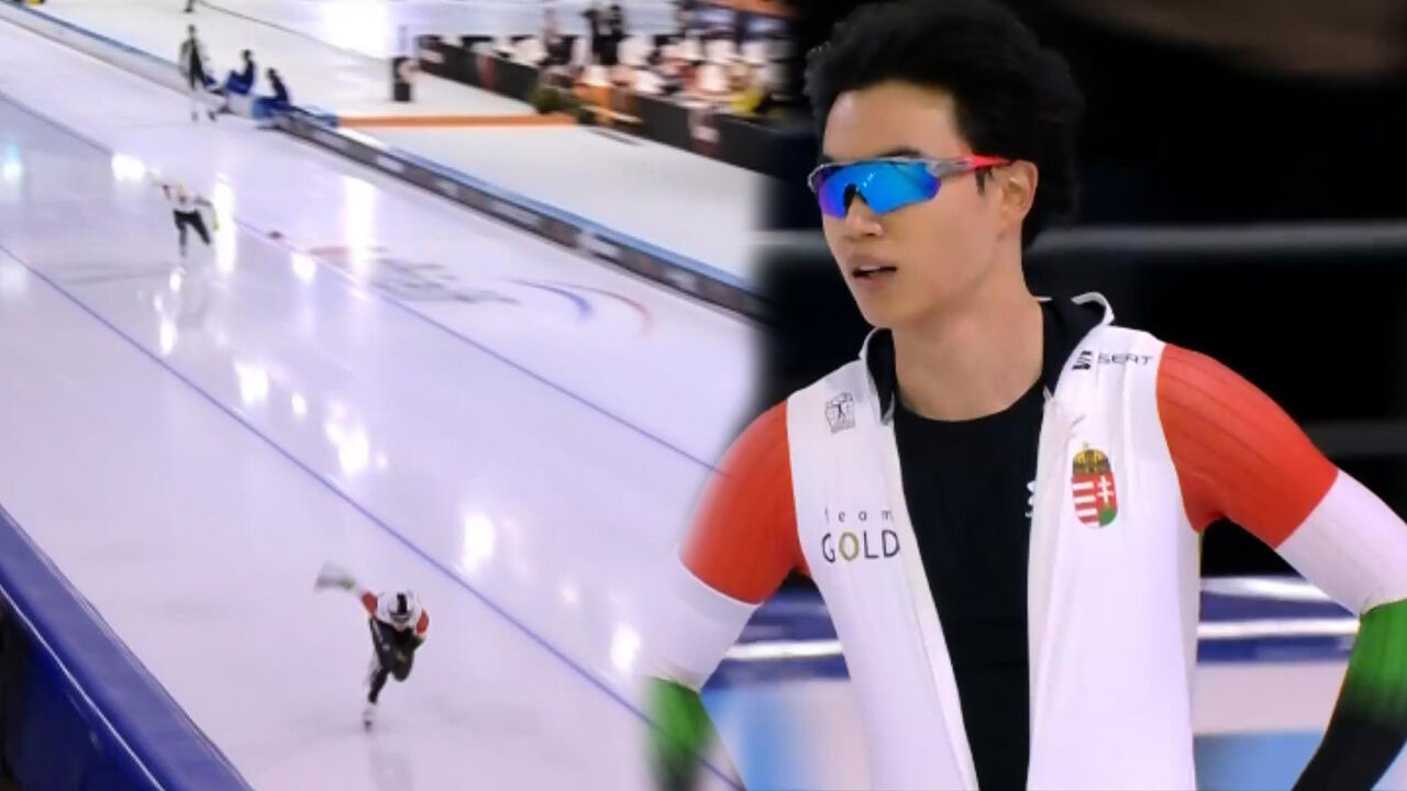 헝가리 대표로 매서운 경기력을 보여준 김민석 [유럽선수권 남자 500m 올라운드] 썸네일
