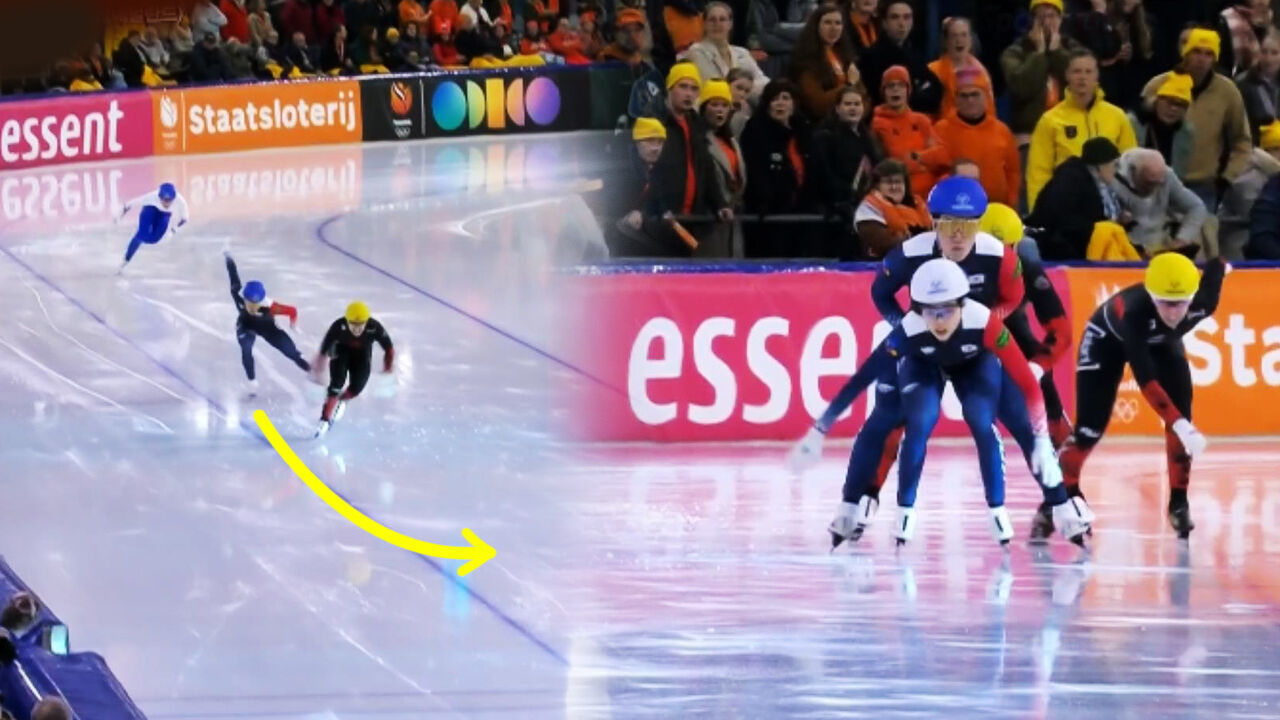 역전승! 시원하게 치고 나오며 선두로 들어오는 대한민국 [월드컵 6차 혼성 계주]