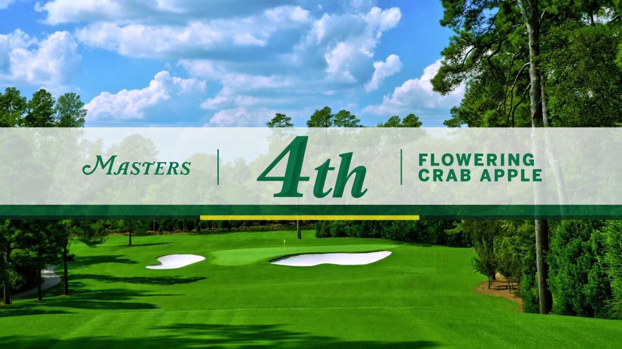 오거스타 내셔널 GC - 4번홀 Flowering Crab Apple / PAR3 #마스터스 썸네일