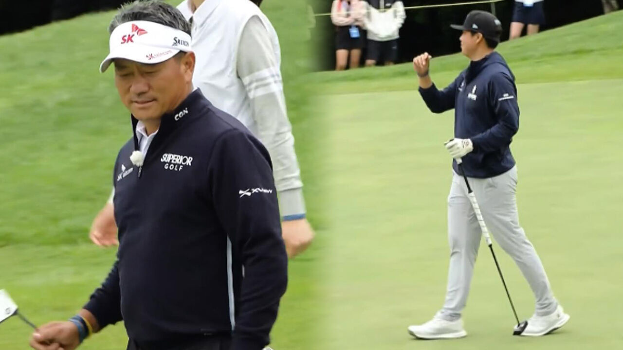 대단합니다! 정교한 퍼트를 보여주는 장유빈-최경주 [SK telecom CHARITY OPEN] 썸네일