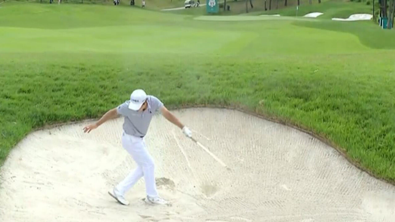 엄청난 모래 바람! 최상의 샷을 보여준 최진호 [하나은행 FR]