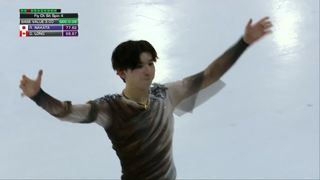 240점 돌파! 여유롭게 우승을 차지한 나카타 리오 [주니어 1차 남자 프리]