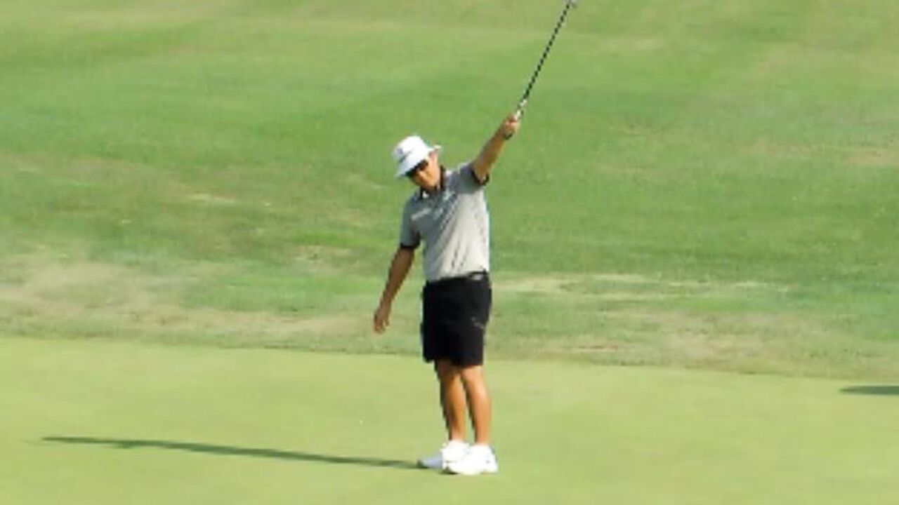 '바람이 도왔다!' 먼 거리 버디에 성공한 함정우 [파운더스컵 2R] 썸네일