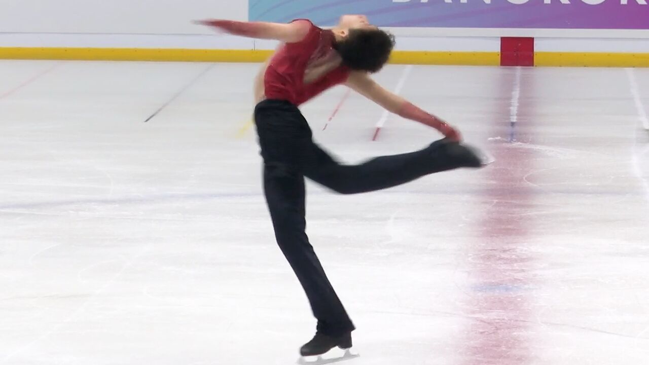 부드러움이 돋보이는 연하오 리의 연기 [주니어 4차 남자 쇼트]