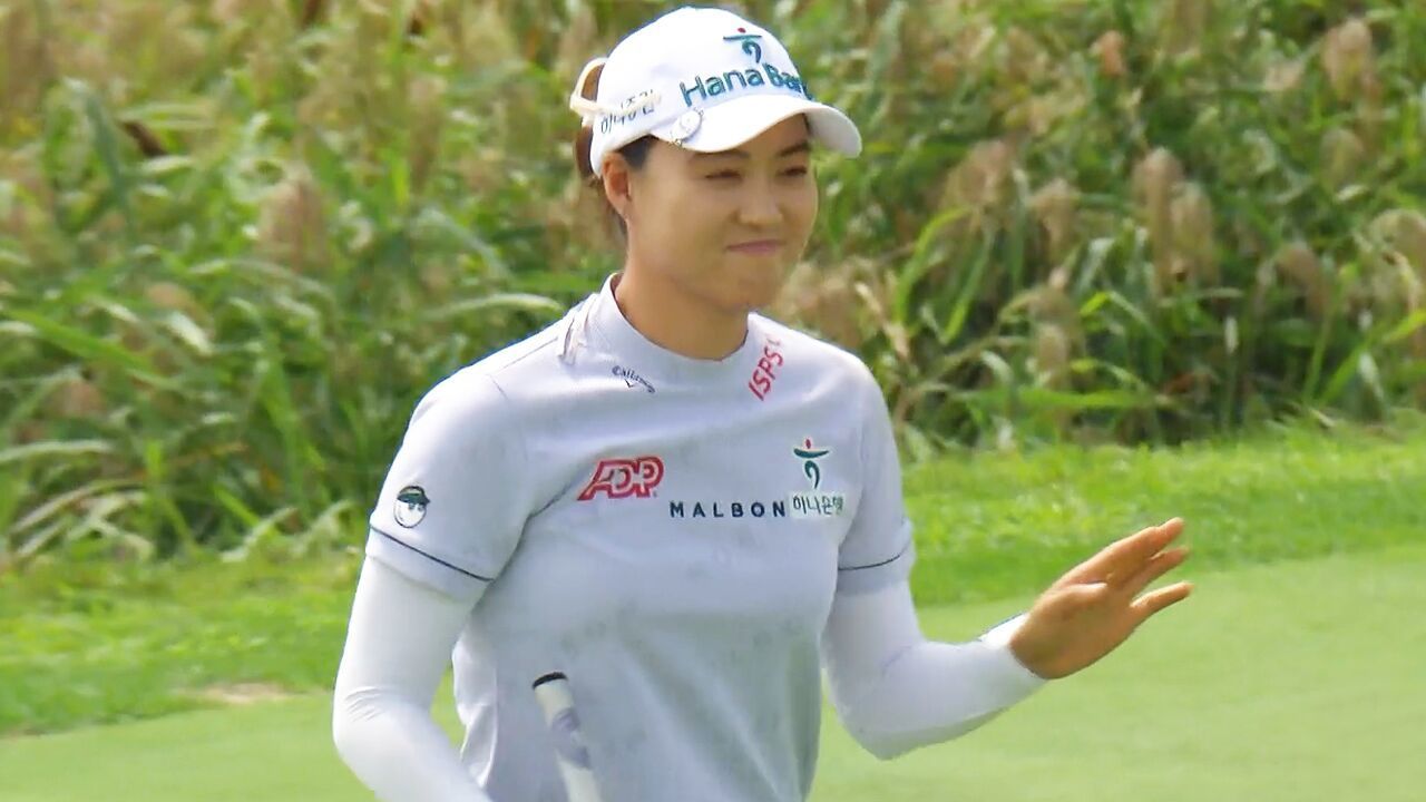 과감한 세컨 샷으로 바로 만회하는 이민지 [하나금융그룹 1R] 썸네일