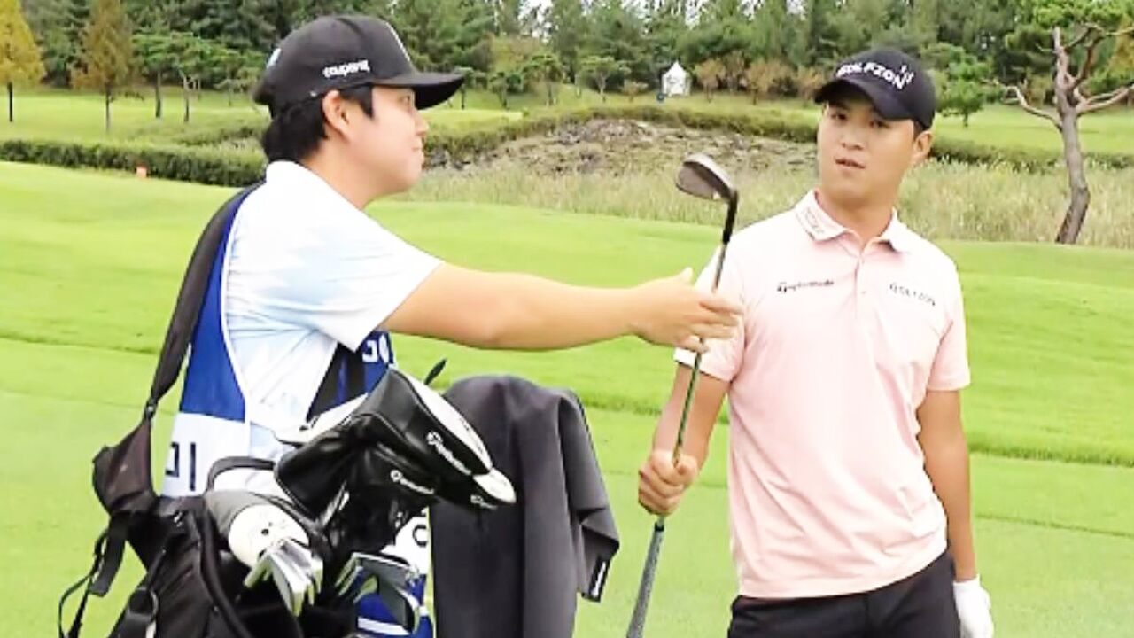 '내가 우승 만들어줄게!' 든든한 조력자(장유빈)가 생긴 김승민 인터뷰 [골프존 오픈 1R] 썸네일