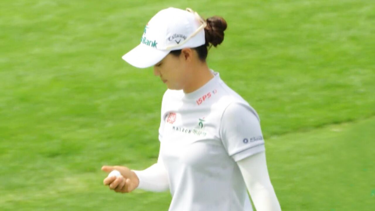 LPGA 상금 순위 1위의 이민지, 아쉬움의 보기 [하나금융그룹 1R] 썸네일
