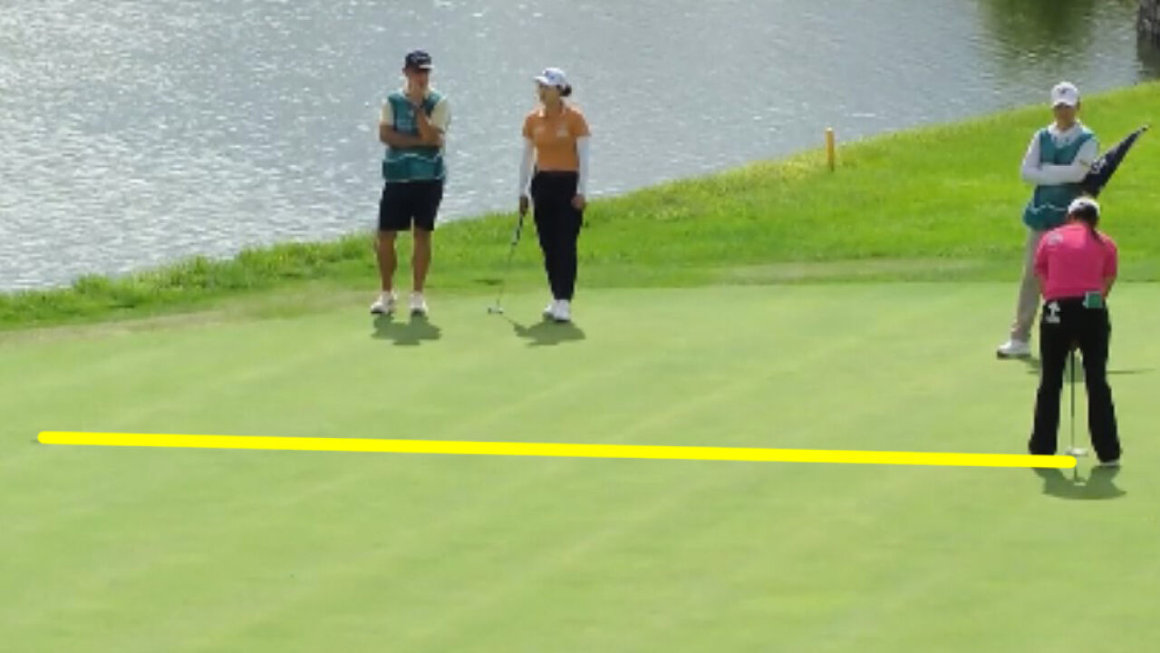 날카로운 각! 정확한 퍼팅을 보여주는 성유진 [하나금융그룹 3R] 썸네일