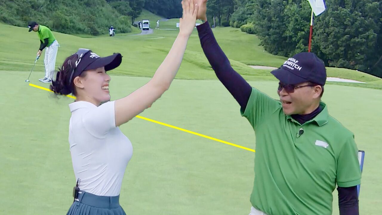 3연승을 하는데 3개의 버디 기록한 홀딱 팀! 완벽한 마무리 [럭키파이브 vs 홀딱]