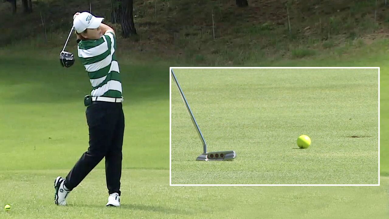 마지막 홀에서 보여준 조윤주의 완벽한 퍼팅! 단독 선두 탈환 [챔피언스투어 6차전] 썸네일