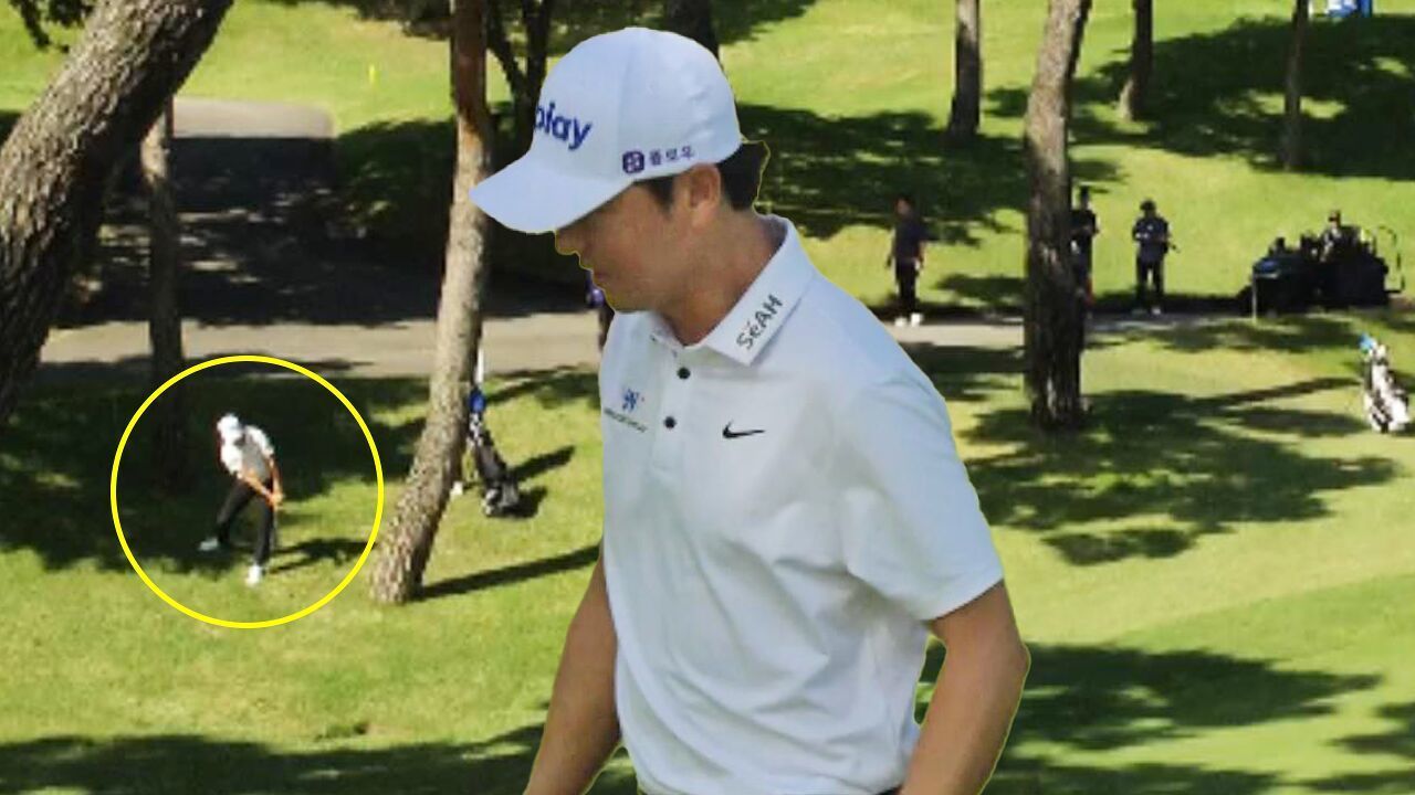 운이 따른 세컨샷, 깃대를 맞고 멈춰선 김태훈의 공 [더채리티클래식 2R] 썸네일